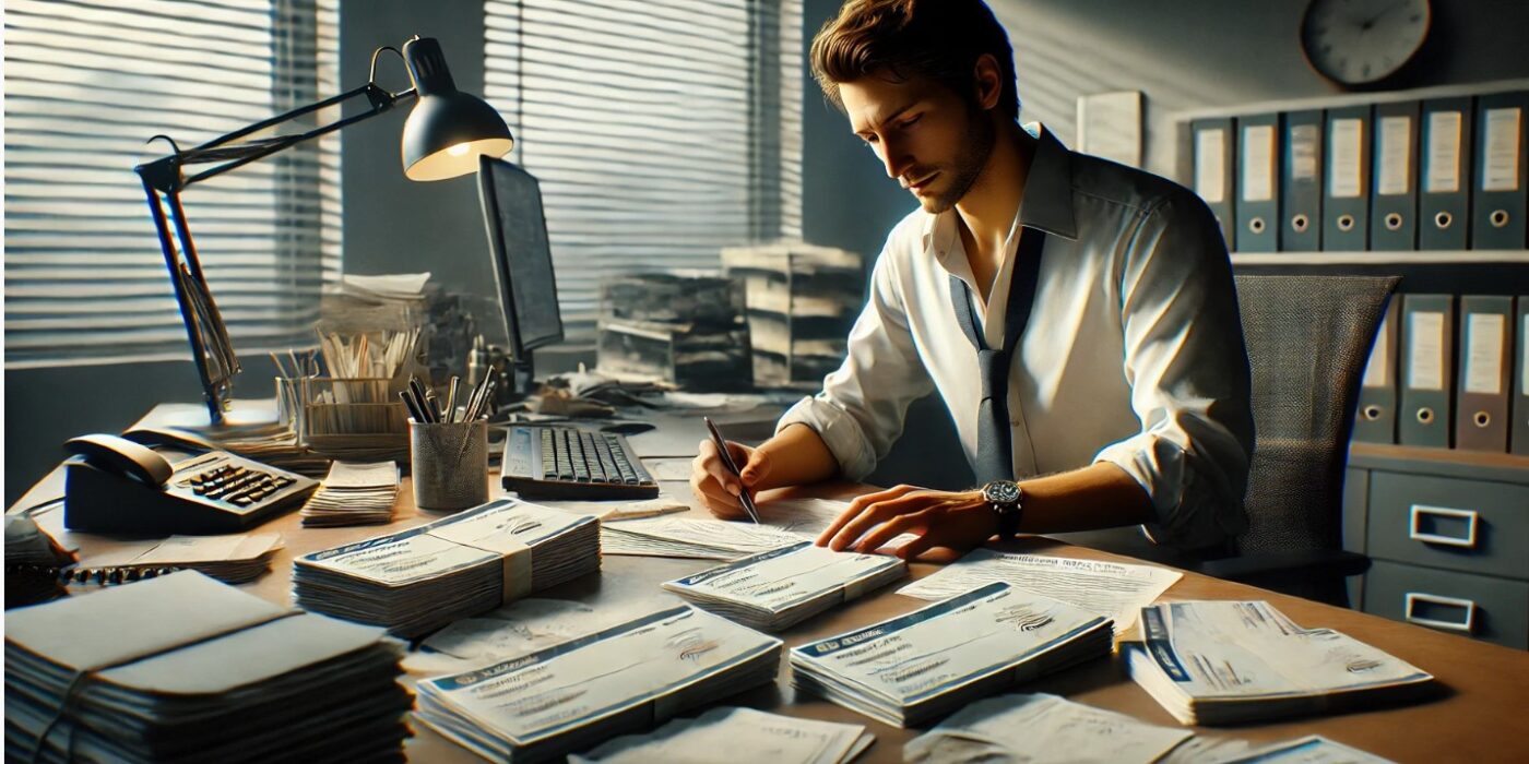 Illustration of accounts payable journal entry process with examples, highlighting the role of 3-way matching in financial management.