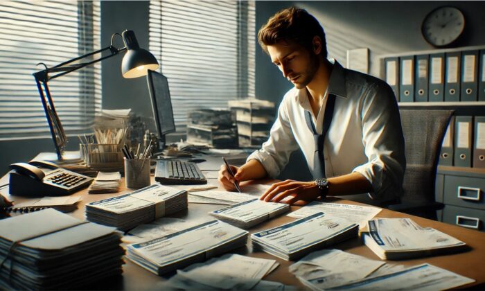 Illustration of accounts payable journal entry process with examples, highlighting the role of 3-way matching in financial management.